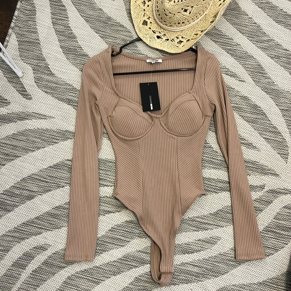 Fashion nova khaki bodysuit
